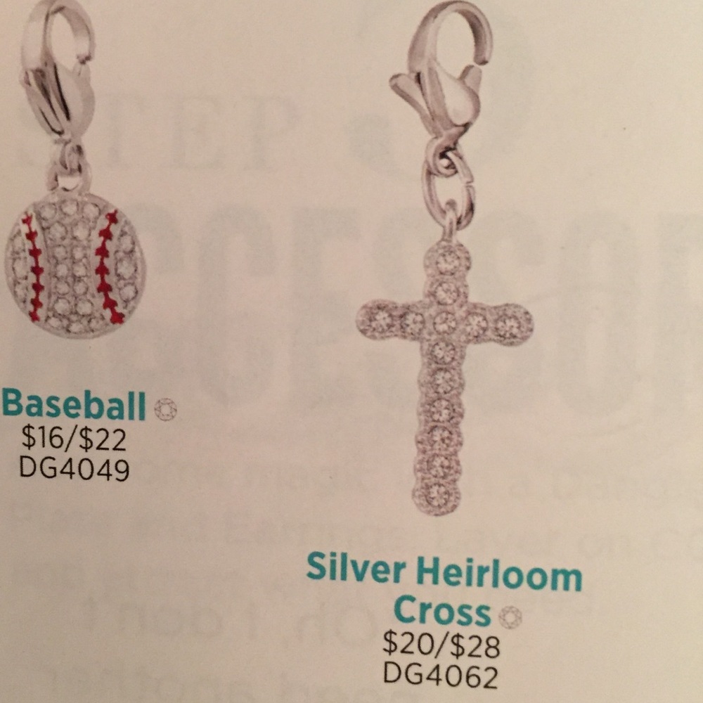 Origami owl cross dangle
